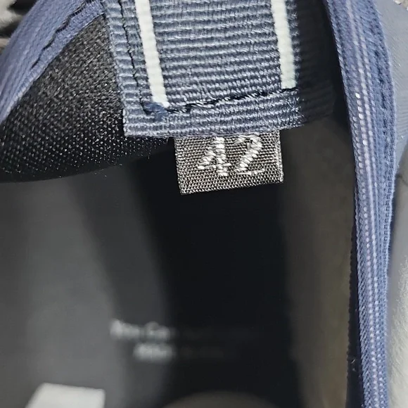 P448 Beige Soho Leather Sneakers Shoes Size 9.5 New Made In Italy - Picture 5 of 11